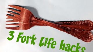 In this video i going to show you three life hacks using forks. these
are easy and really amazing assure will like it so, don't miss vi...