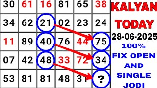 KALYA'S JOURNEY 06-28-2025 | KALYAN TODAY! KALYAN'S TRICK! KALYA SATTA JOURNEY