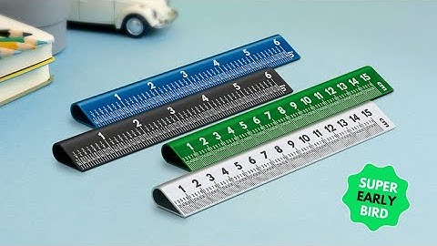 Now on Kickstarter: 30   Ruler: The Most Innovative You Can Find. Yes, A Ruler!