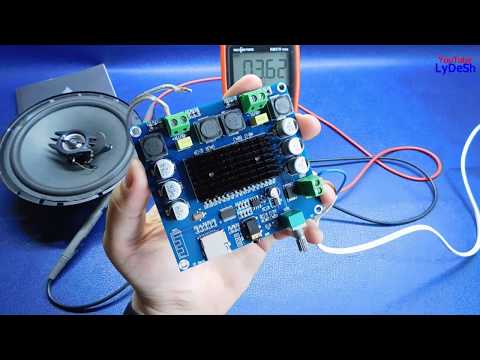 Підсилювач звуку D-класу XH-A105 TDA7498 2x100Вт Bluetooth 5.0, видео 1