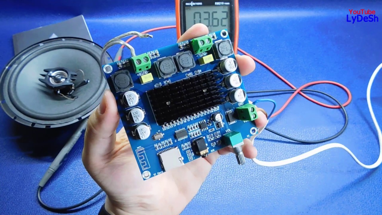 Підсилювач звуку XH-A105 2x100Вт Bluetooth 5.0 для музики