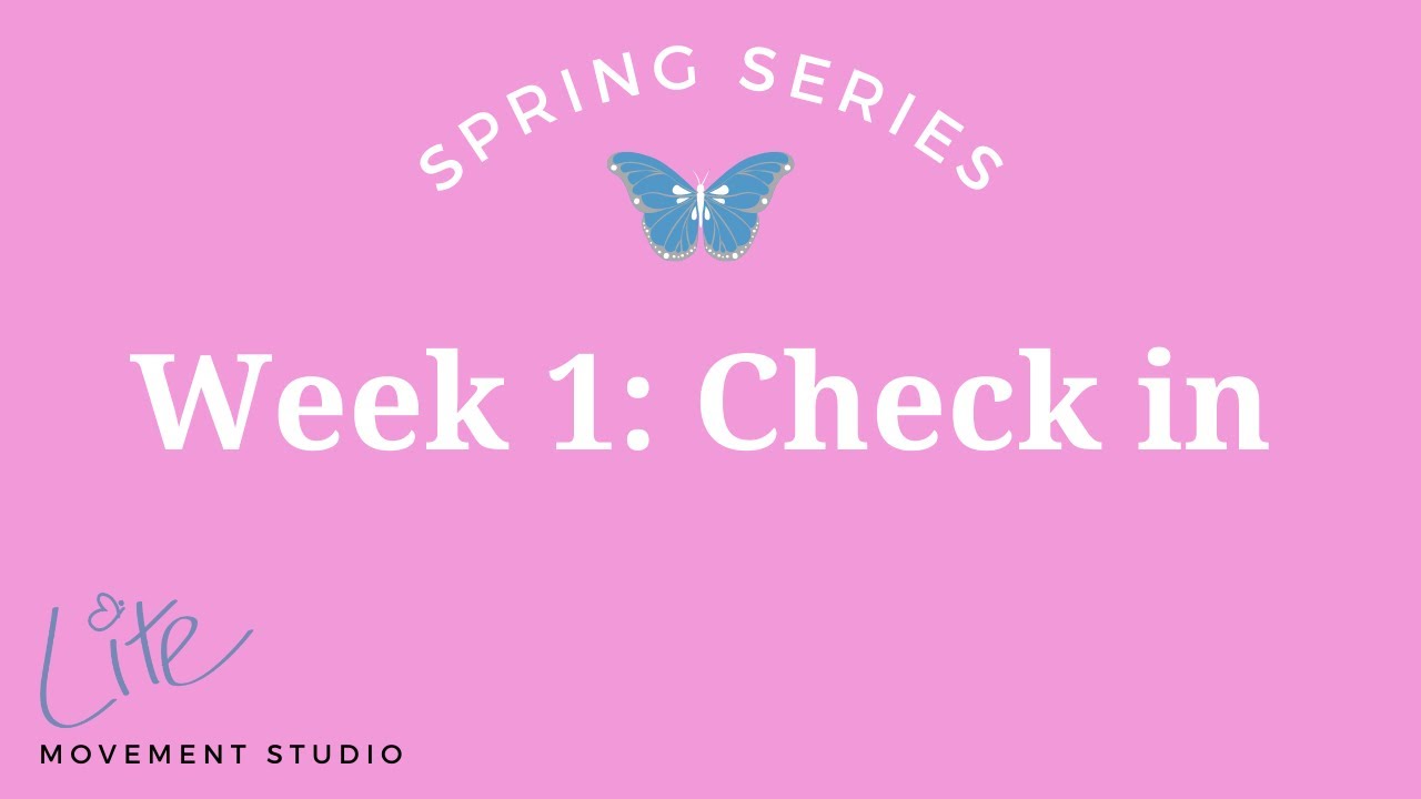 Spring Week 1: Checking in (Wednesday) - YouTube