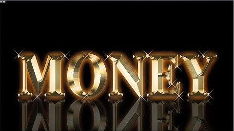 Golden Text In Photoshop 7.0