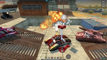 Twins & Striker & Freeze & Vulcan/Titan on Polygon CP (no supplies) | Tanki Online | танки Онлайн