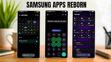 HUGE UPGRADES ! Samsung Apps REBORN on One UI 8.5