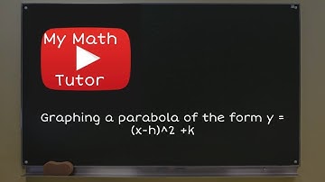 ALEKS | Graphing a parabola of the form y = (x-h)^2 +k