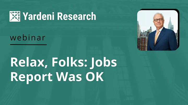 Relax, Folks: Jobs Report Was OK