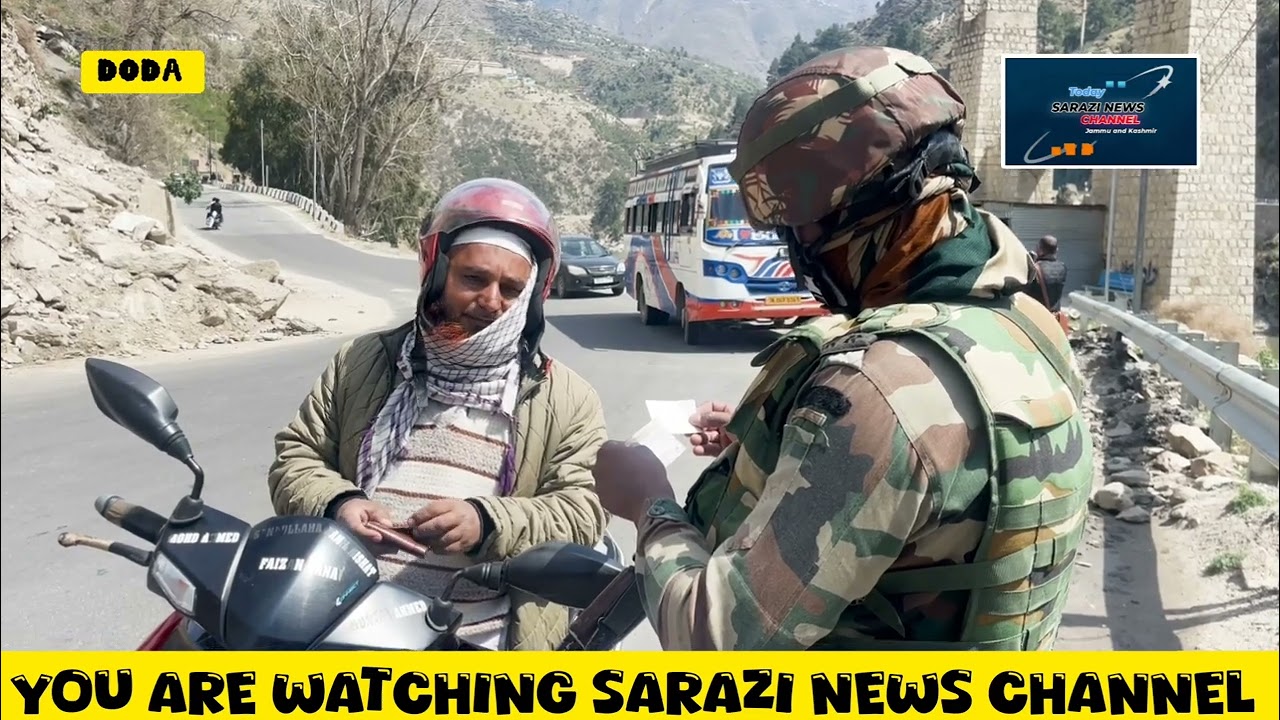 Security High Alert in Doda: Intensive Checking Amid Kathua Encounter