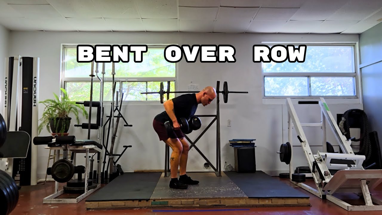 how to do a dumbbell bent over row - YouTube