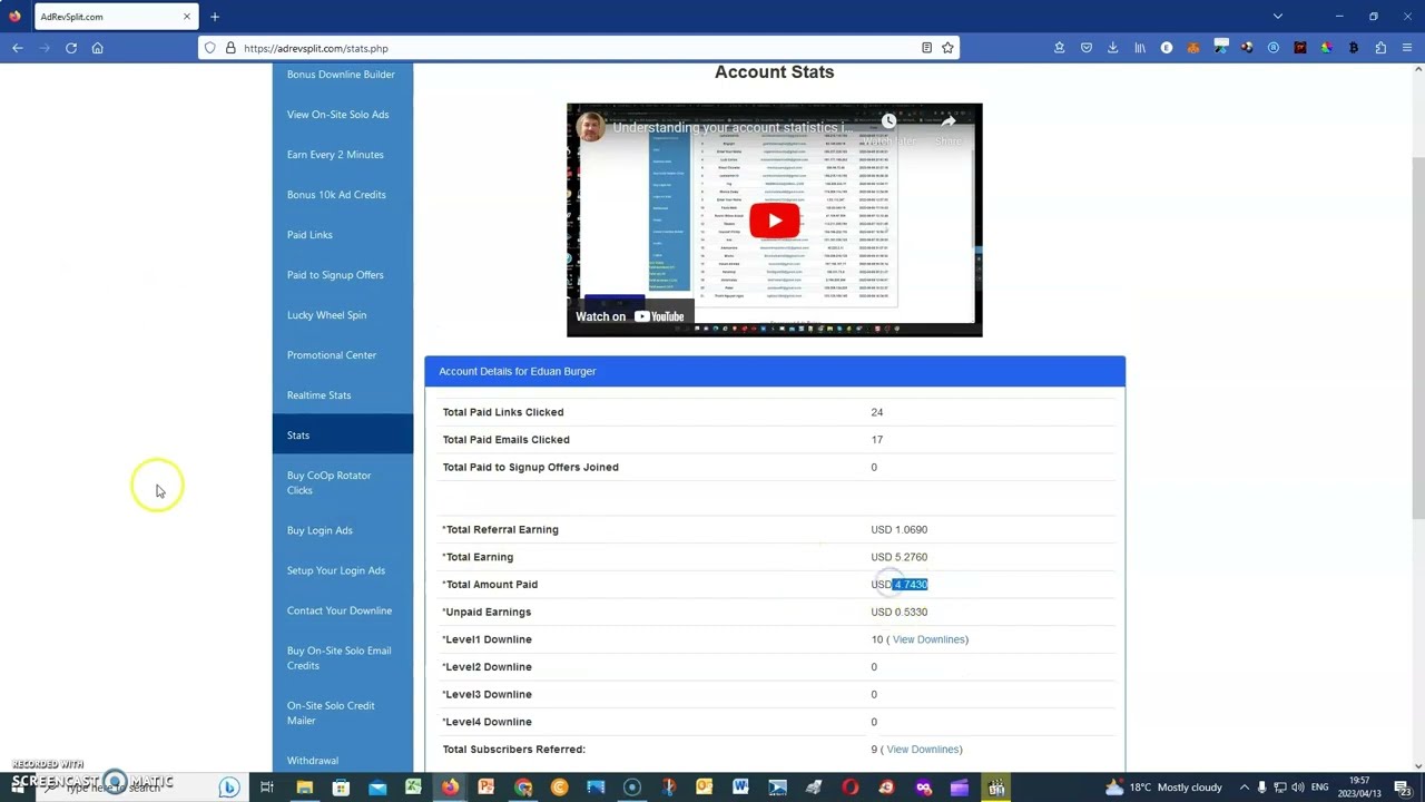 AdRevSplit First Payment + Strategy!