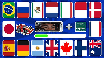 🏎️ Guess F1 Drivers by Their Song, COUNTRY Version | Verstappen, Norris, Hamilton