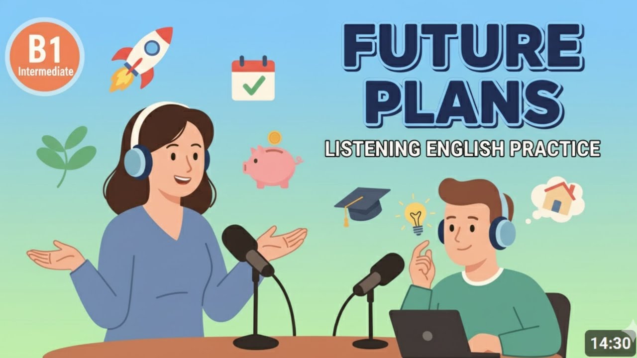 #3 Listening English Practice about Future Plans I Talkie English - YouTube
