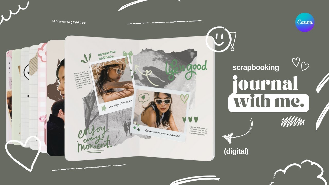 Digital Journal With Me on Canva