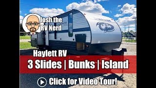 UPDATED 2019 Cherokee 304BH Triple Slide Island & Outside Kitchen 4 Bed Private Bunkhouse Camper