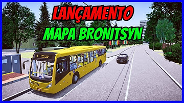 🔴Gameplay Novo Mod Mapa Bronitsyn | Mapa Russo | Proton Bus Simulator | Mods | PBSU | PBSC