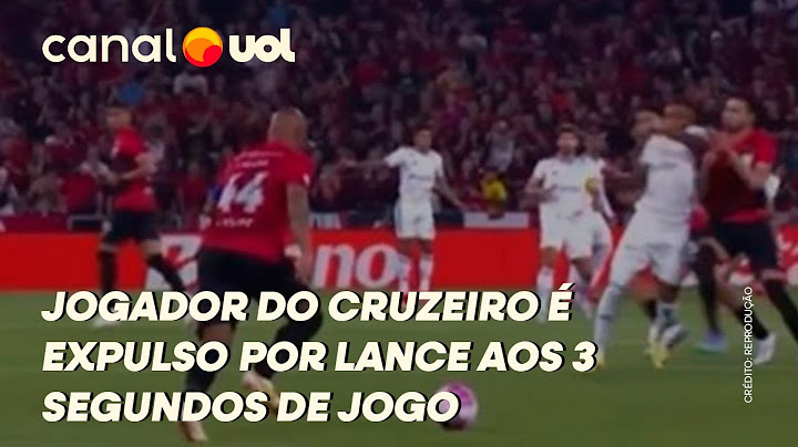 RAFA SILVA, DO CRUZEIRO, É EXPULSO POR LANCE AOS 3 SEGUNDOS DE JOGO CONTRA O ATHLETICO