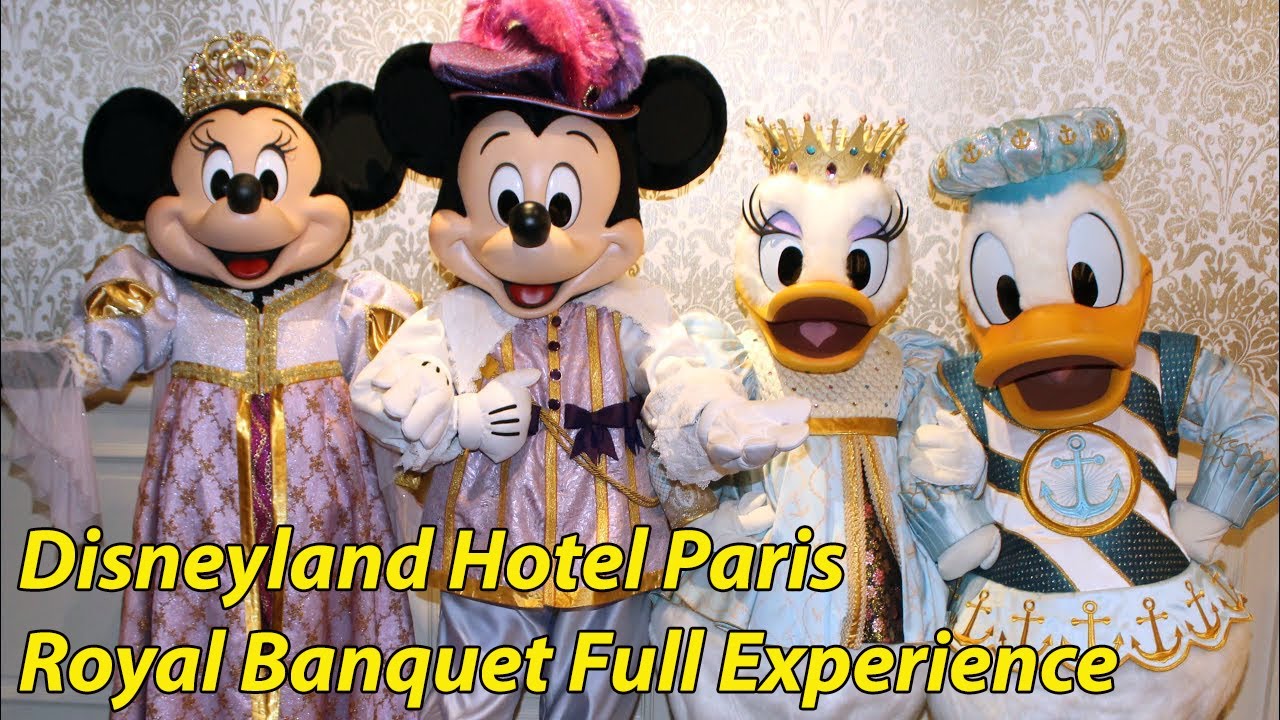 Royal Banquet Character Buffet Full Experience at Disneyland Hotel Paris - Opening Day 2024