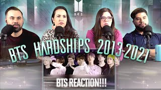 'BTS HARDSHIPS 2013-2021' Reaction - Racism, mistreatment, accusations, & More 😢 | Couples React