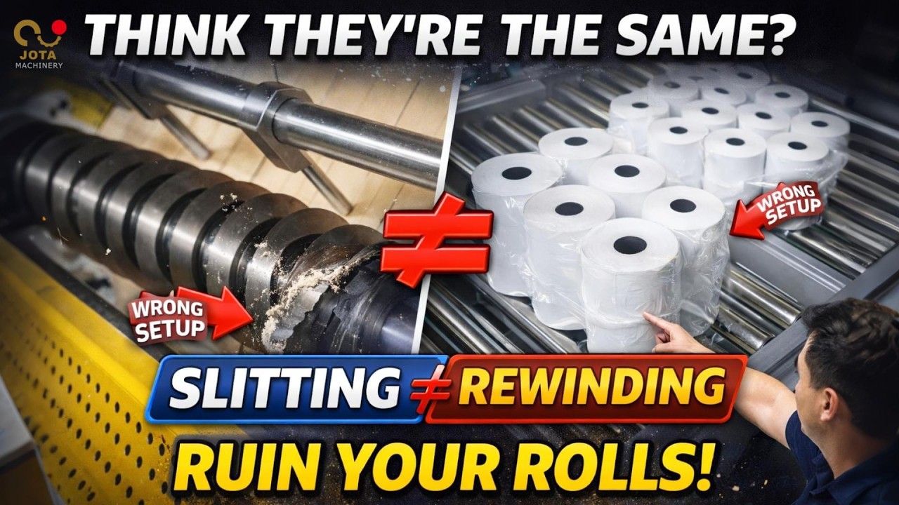 Slitting vs Rewinding: Key Differences in Thermal Paper Roll Production