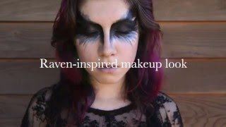 Raven-inspired Makeup Look