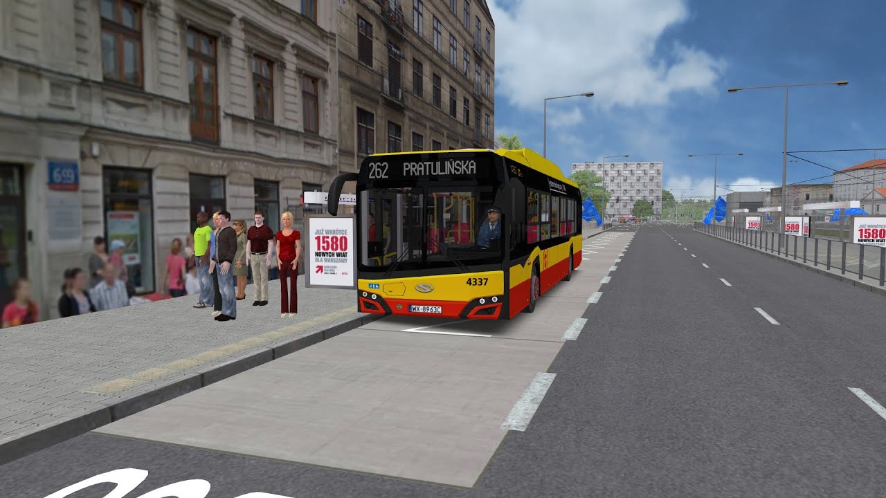 OMSI 2 - Warszawa linia 262 - Solaris Urbino 12 IV CNG #4337