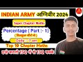 Indian army agniveer important chapters percentage class 1  army