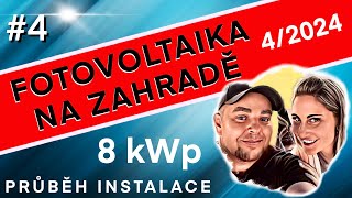 #4 Instalace⚡ FVE na zahradě 4/2024 (Montáž rozvaděčů, střídače a bateriového úložiště pro FVE)