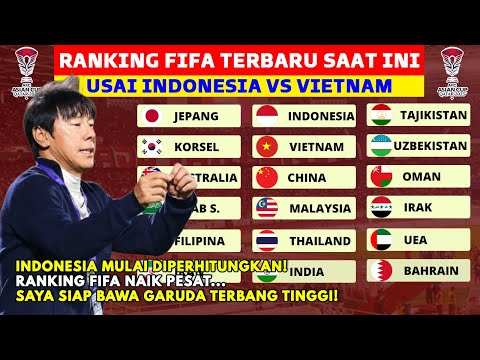 PERINGKAT INDONESIA NAIK! Inilah Ranking FIFA Terbaru Usai Timnas Indonesia Menang Lawan Vietnam