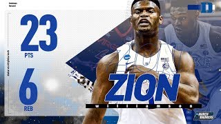 Zion Williamson's one-man highlight show in Sweet 16