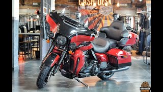 Ultra Limited 114 Harley-Davidson (FLHTK) 2021 Billiard Red \/ Vivid Black – Black Finish