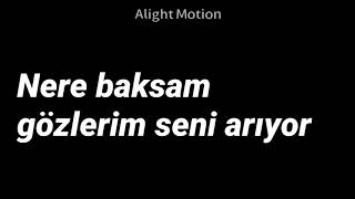 Kurban Olduğum-Tuğçe Kandemir Lyric Videohd