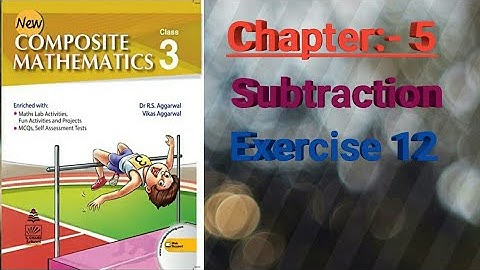 Class III// Chapter 5//Subtraction Exercise 12// @M.SLifelearning