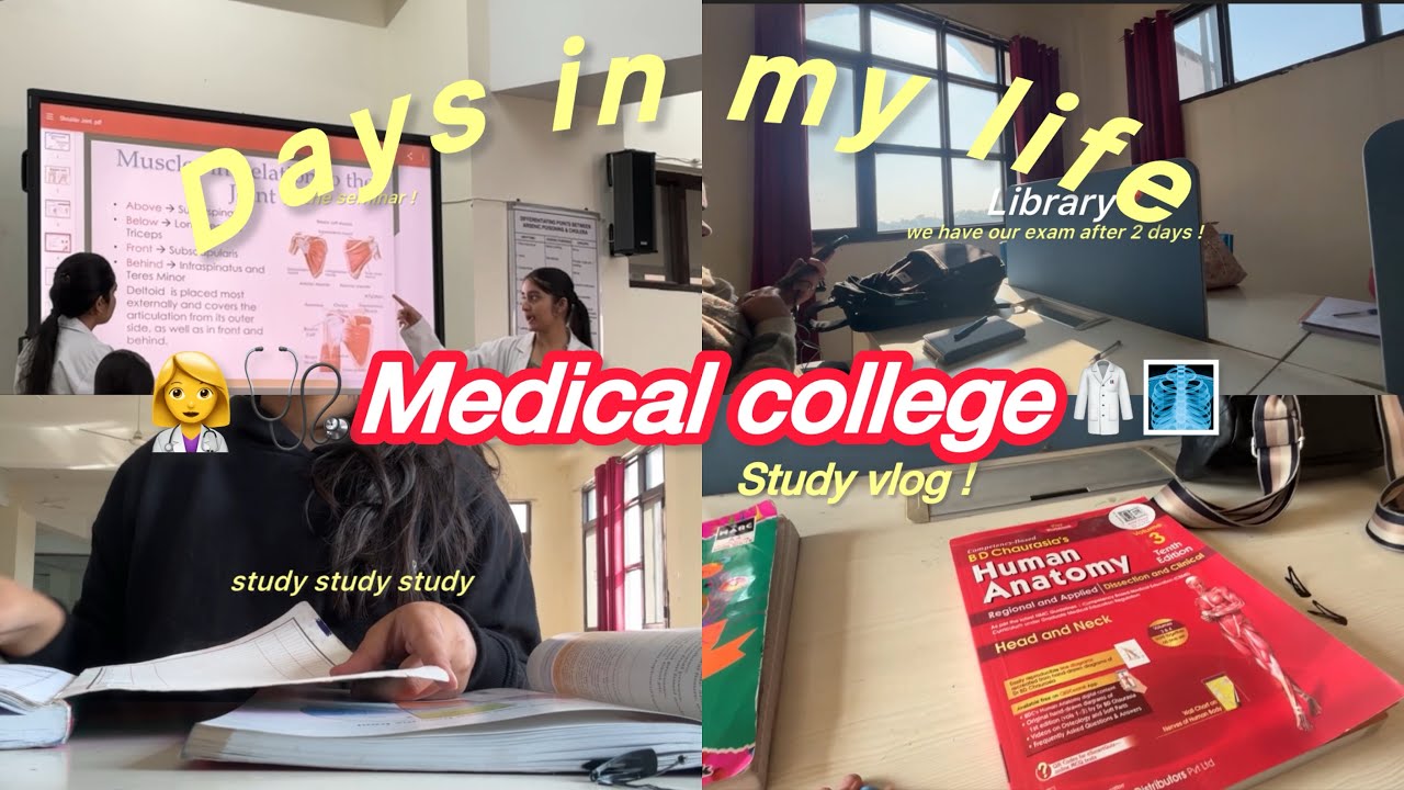 Days in the life of a First year medical student ! BHMS 