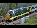 Deltic d9000 mainline return plus royal 67007 379 drag and more at marholm 21042023