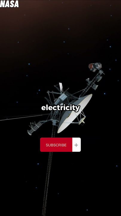 Where does Voyager 1 get power from? #shorts