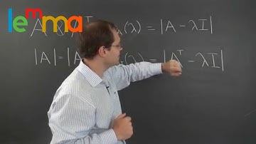 Linear Algebra 16c2: A and Aᵀ Have the Same Eigenvalues