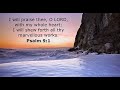Reading Psalm 9 KJV - With words!