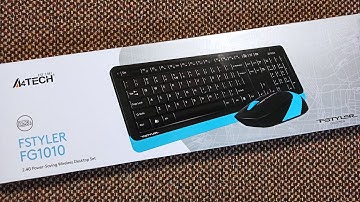 A4Tech FG1010 FSTYLER Blue - Unboxing