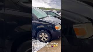 Hail Storm Dents Numerous Vehicles in Iowa Parking Lot - 1497474-2