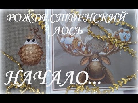 Вышивка крестом лось схема