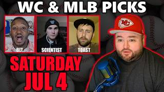 World Cup & MLB Picks with Kyle Kirms | Saturday July 4th
