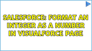 Salesforce: Format an Integer as a number in VisualForce page