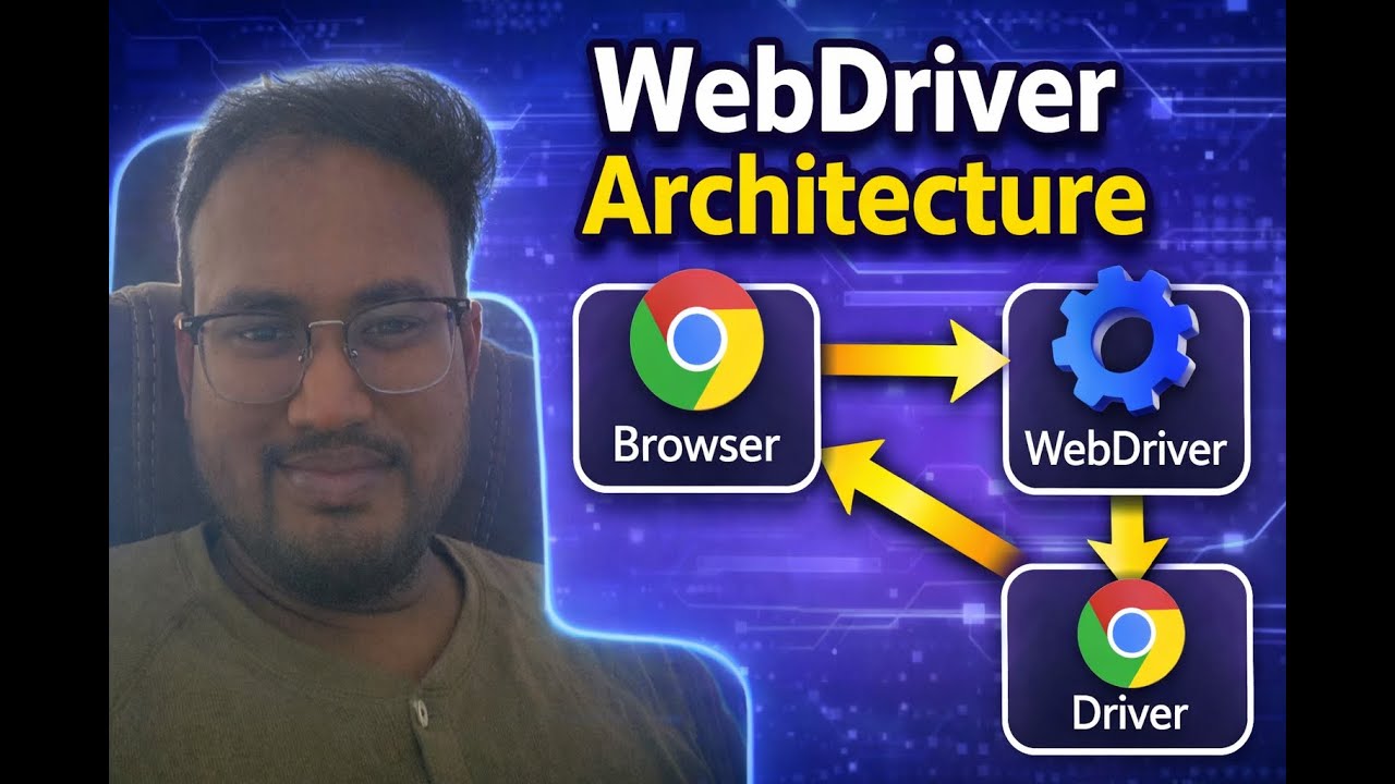 Selenium WebDriver Architecture – Internals No One Explains - YouTube