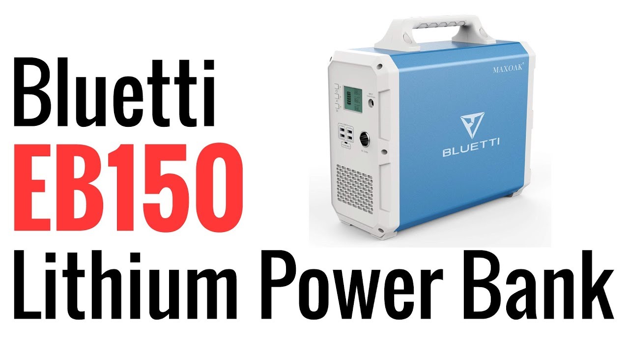 Maxoak Bluetti EB150 Portable Power Bank Station Generator 1500Wh