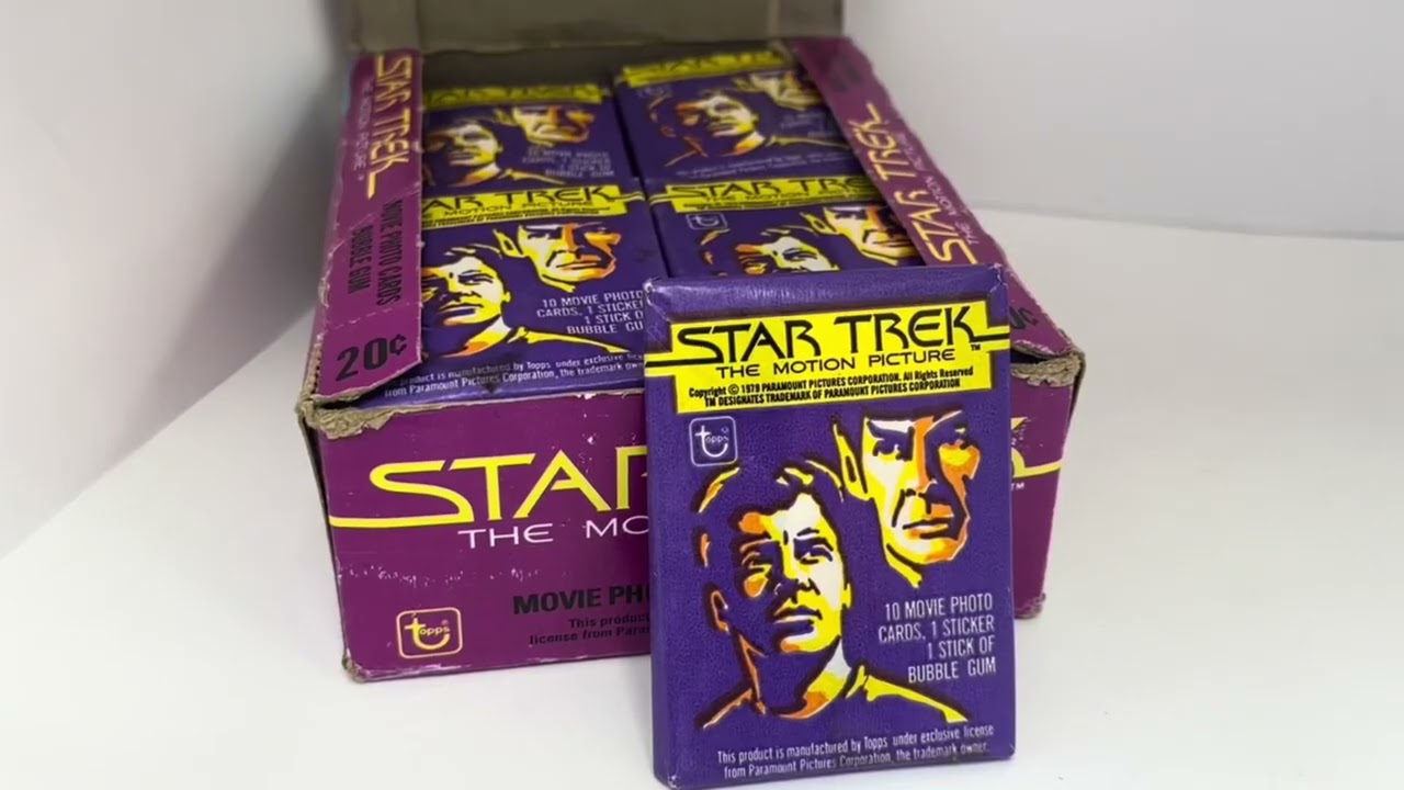 Vintage Tops 1979 Star Trek The Motion Picture Ultra Rare Movie