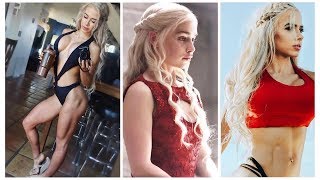Daenerys Targaryen at Gym 💪 Teagan Marie ▶ Female Fitness Motivation