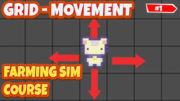 How To Create 4 directional Grid Movement For a Farming Sim In Godot 4.3+