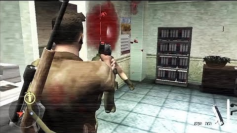 In Danger Shooting Enemy With Uzi