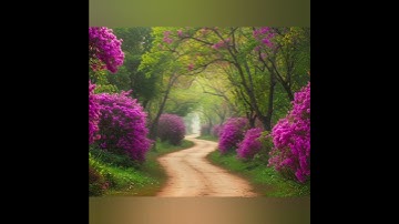 Thiên nhiên muôn màu #các loài hoa đẹp#cảnh đẹp#con đường hoa phượng#flowers beautiful #nature