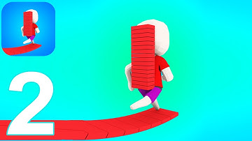 Bridge Race Gameplay Walkthrough Part 2 (IOS/Android)